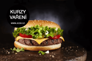 hamburger, burger, hambáč, kurz, vaření, kvalitní, domácí, kurz vaření, jožík,